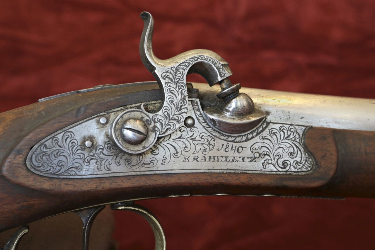 Detail einer historischen Waffe